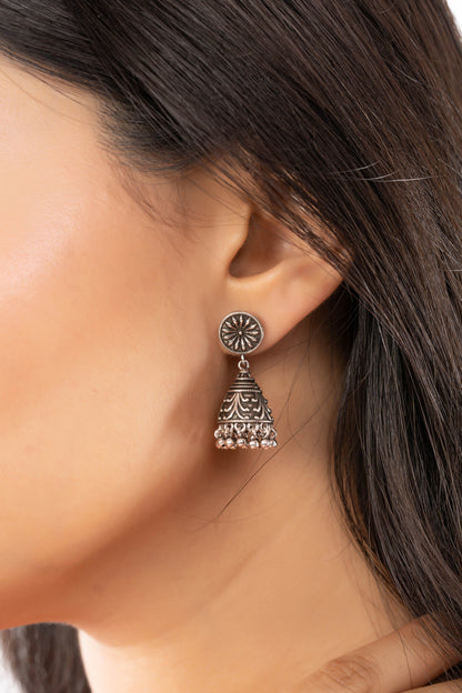 Lunar Charms: Jhumkas Crafted Under the Glow of Tradition