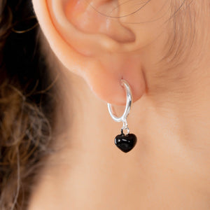 Ethereal Hearts Hoop Earrings