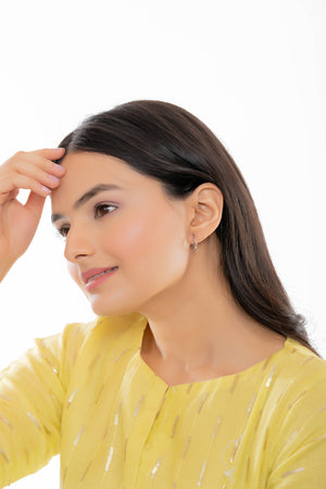 Artisanal Everyday Elegance Hoop Earring