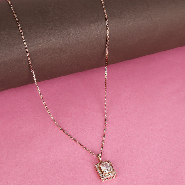 Luxe Radiance Silver Necklace