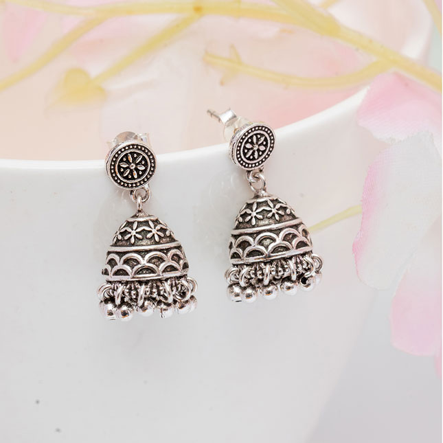 Oxidized Jhumki-53