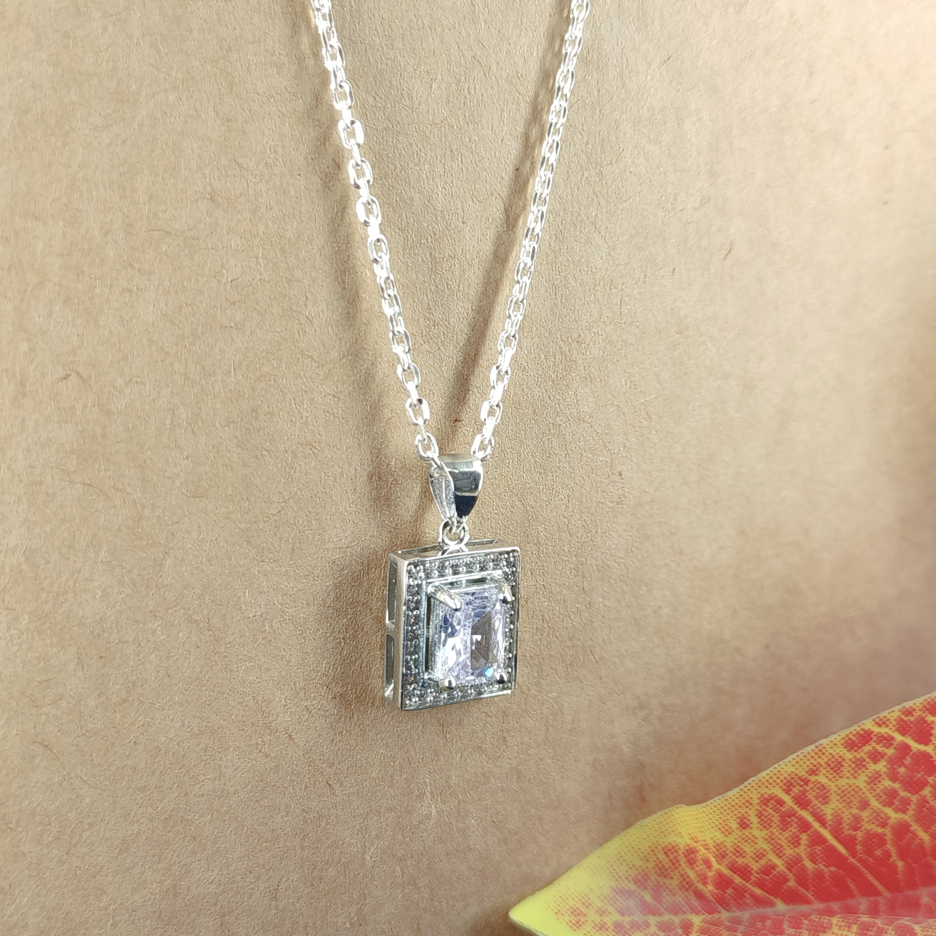 Square Charmis Necklace