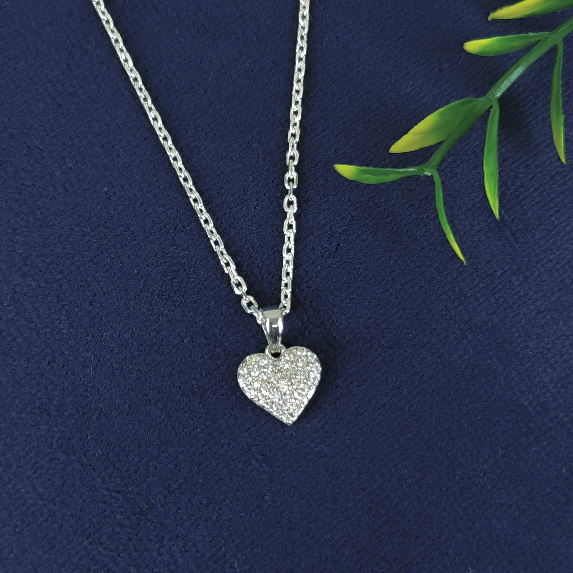 Heart Shape Diamond Nacklace